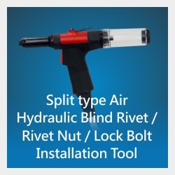 Split type Air Hydraulic Blind Rivet / Rivet Nut / Lock Bolt Installation Tool