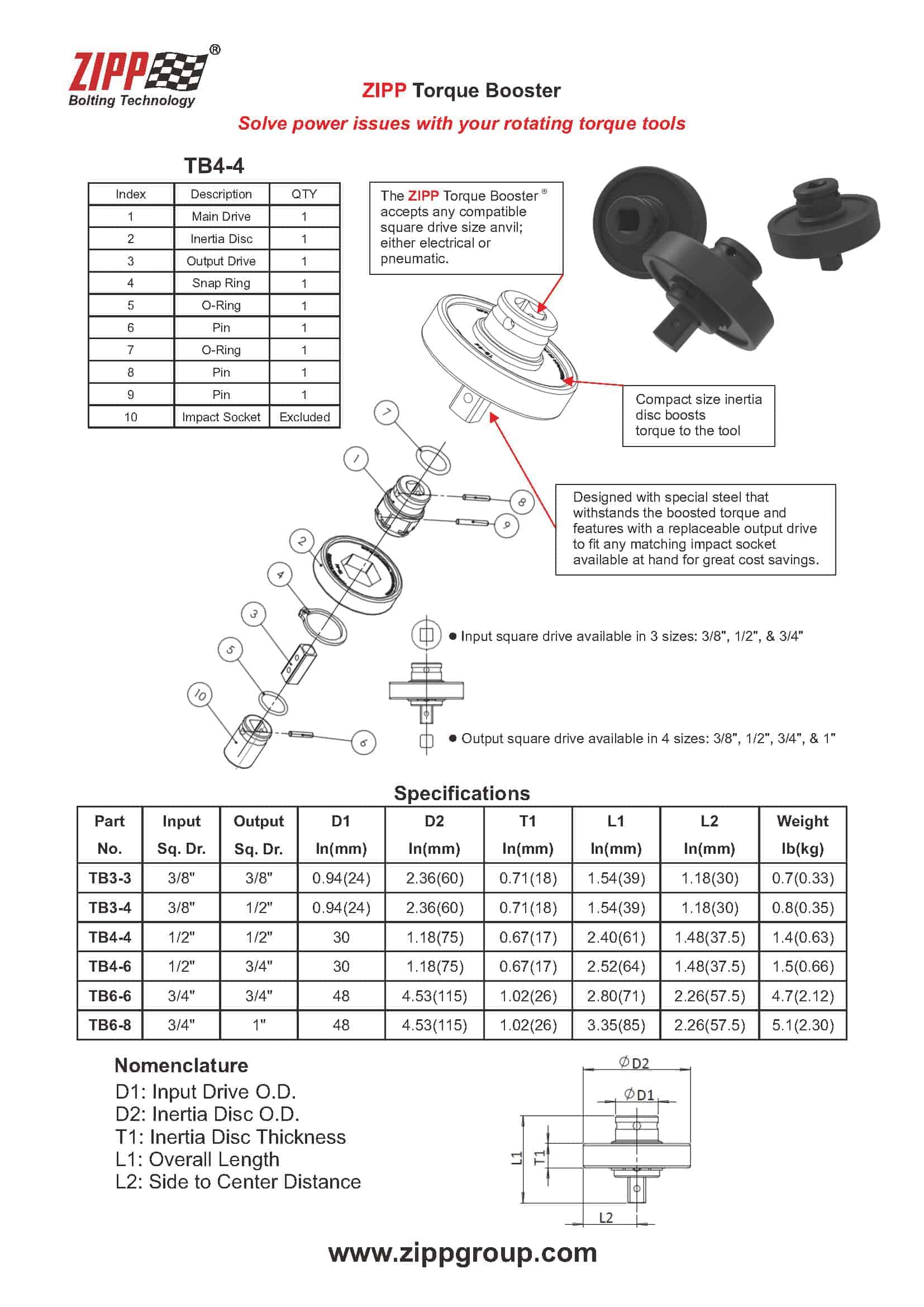Innovated Torque Booster for any power tools — Air Pneumatic Tool