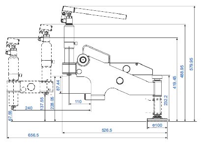 ZFSA Series Hydraulic Fixed Flange Alignment Tool 5 0056 2