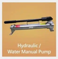 Hydraulic / Water Manual Pump