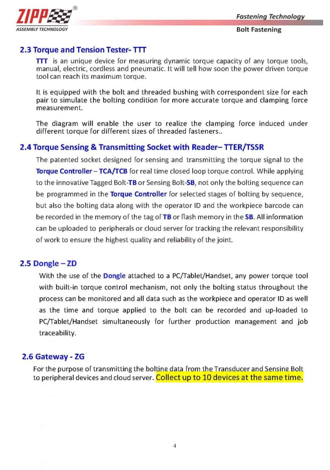 ZIPPTORK Uusin tuoteluettelo