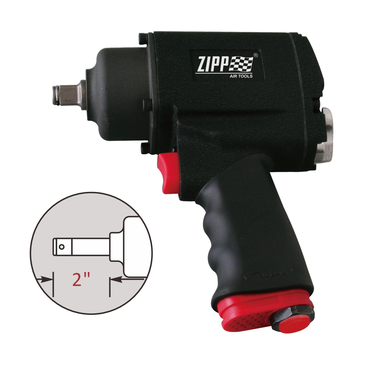 ZIW4510L 1/2-inch Impact Wrench with 2-inch extension