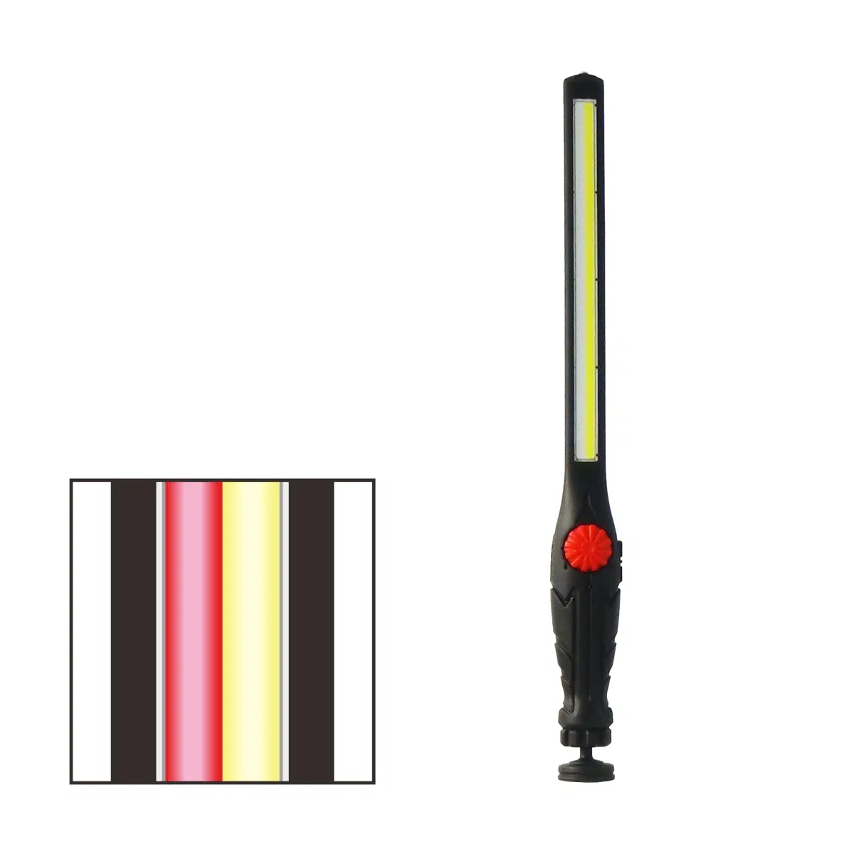 ZL-9880WR LED 10W warna ganda - Lampu berkedip Putih & Merah