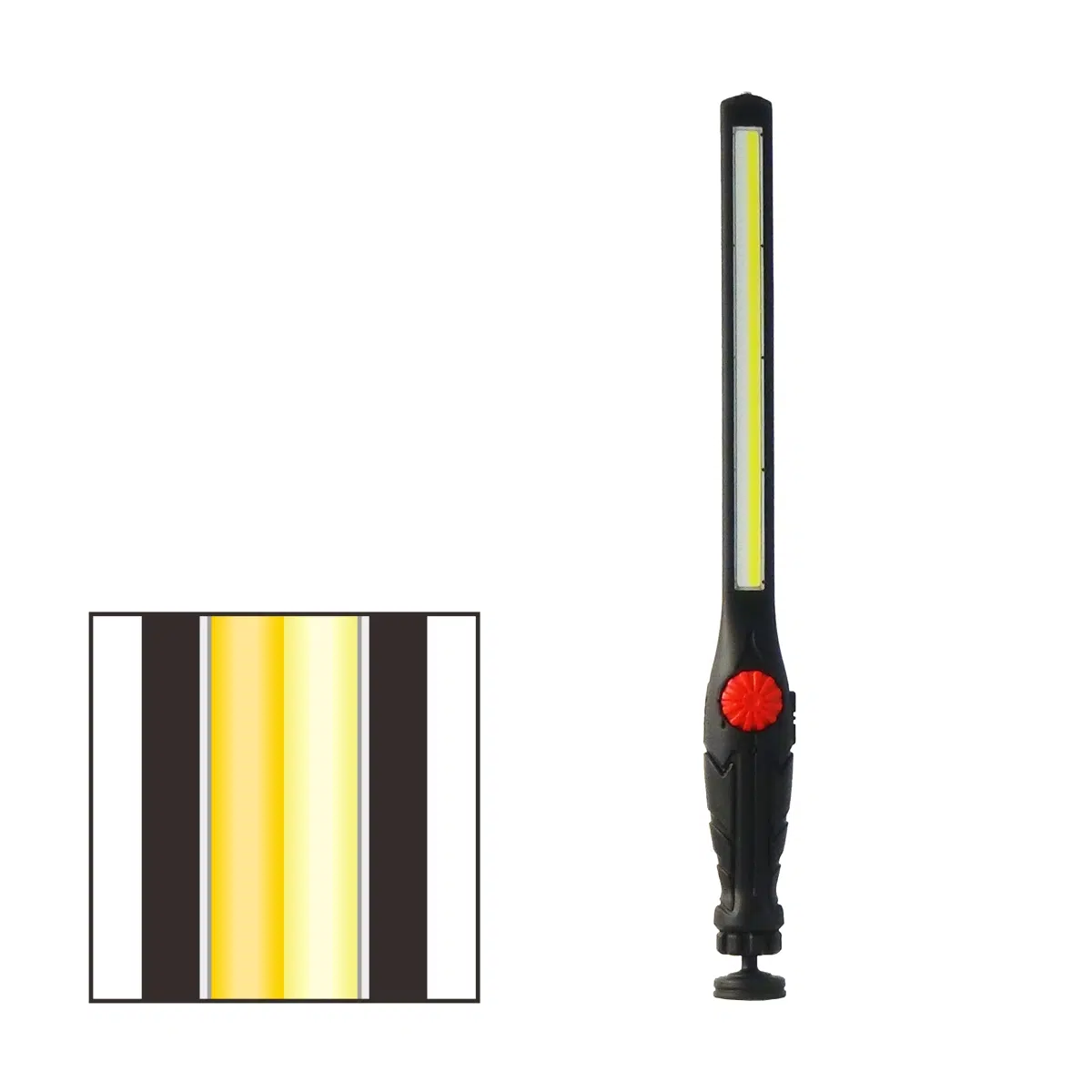 ZL-9880WY LED warna ganda 10W - Putih & Kuning